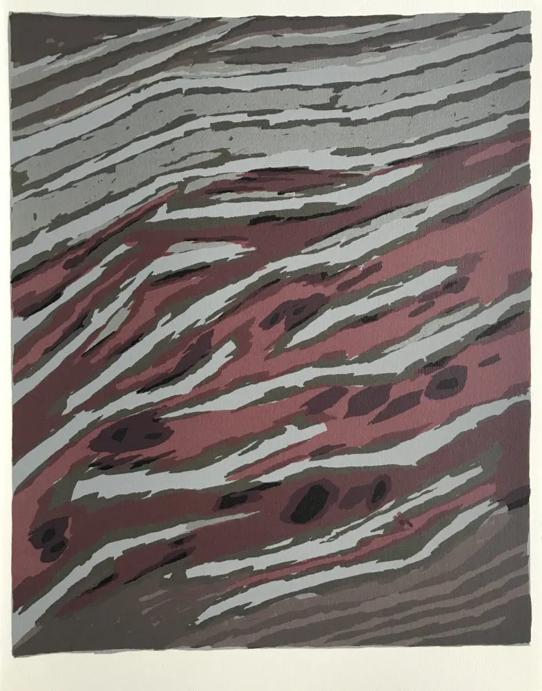 Lithograph Ubac - Terrassements (La terre II)