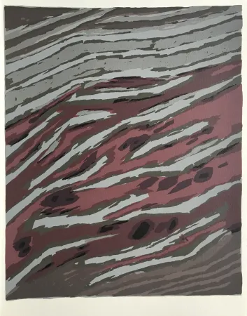 Lithograph Ubac - Terrassements (La terre II)