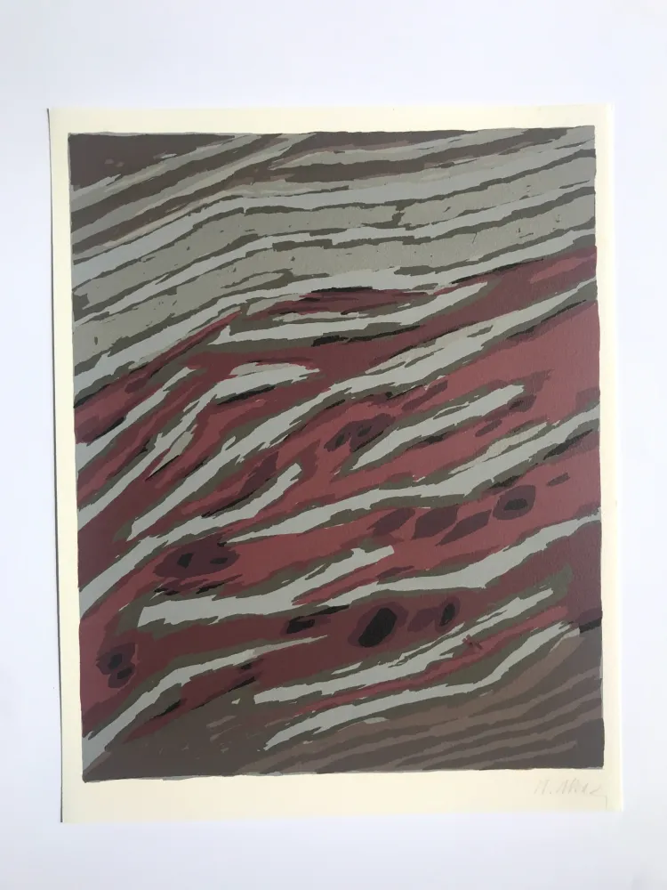 Lithograph Ubac - Terrassements (La terre II)