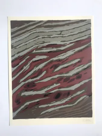 Lithograph Ubac - Terrassements (La terre II)