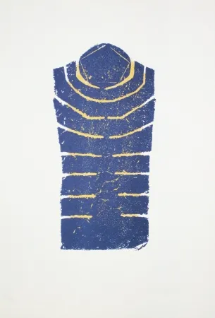 Lithograph Ubac - Torse