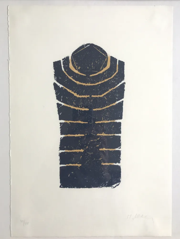 Lithograph Ubac - Torse