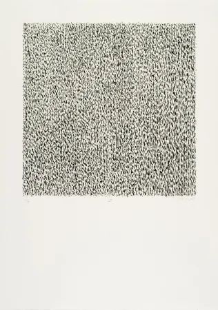 Lithograph Uecker - Manuelle Struktuur. No VIII