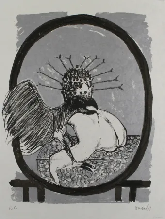 Lithograph Vacchi - Studio per La Celebrazione