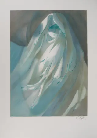 Lithograph Valadie - Le fantôme