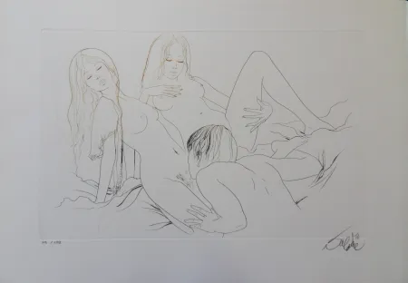 Etching Valadie - Les jumelles