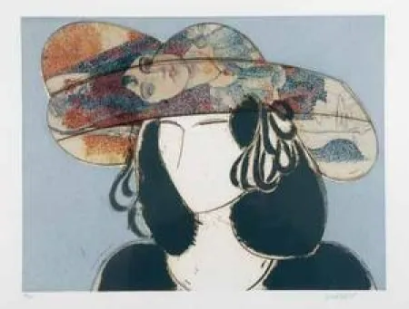 Engraving Valdés - Claribel