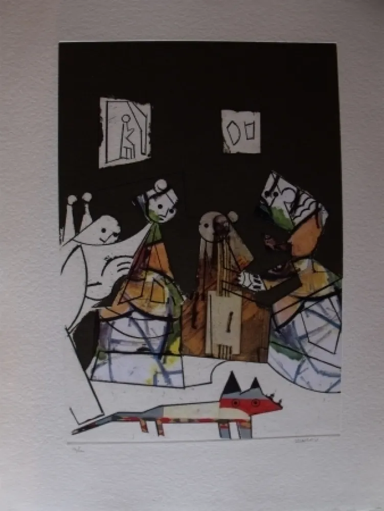 Etching And Aquatint Valdés - Manolo Valdés 