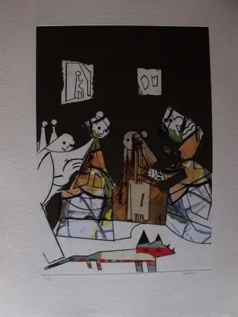 Etching And Aquatint Valdés - Manolo Valdés 