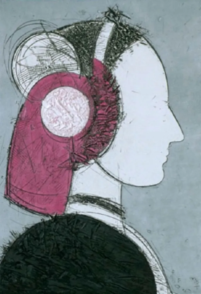 Etching And Aquatint Valdés - Perfil