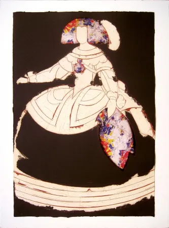 Etching And Aquatint Valdés - Reina Mariana