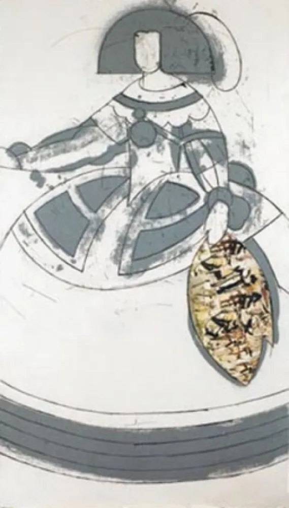 Etching And Aquatint Valdés - Reina Mariana