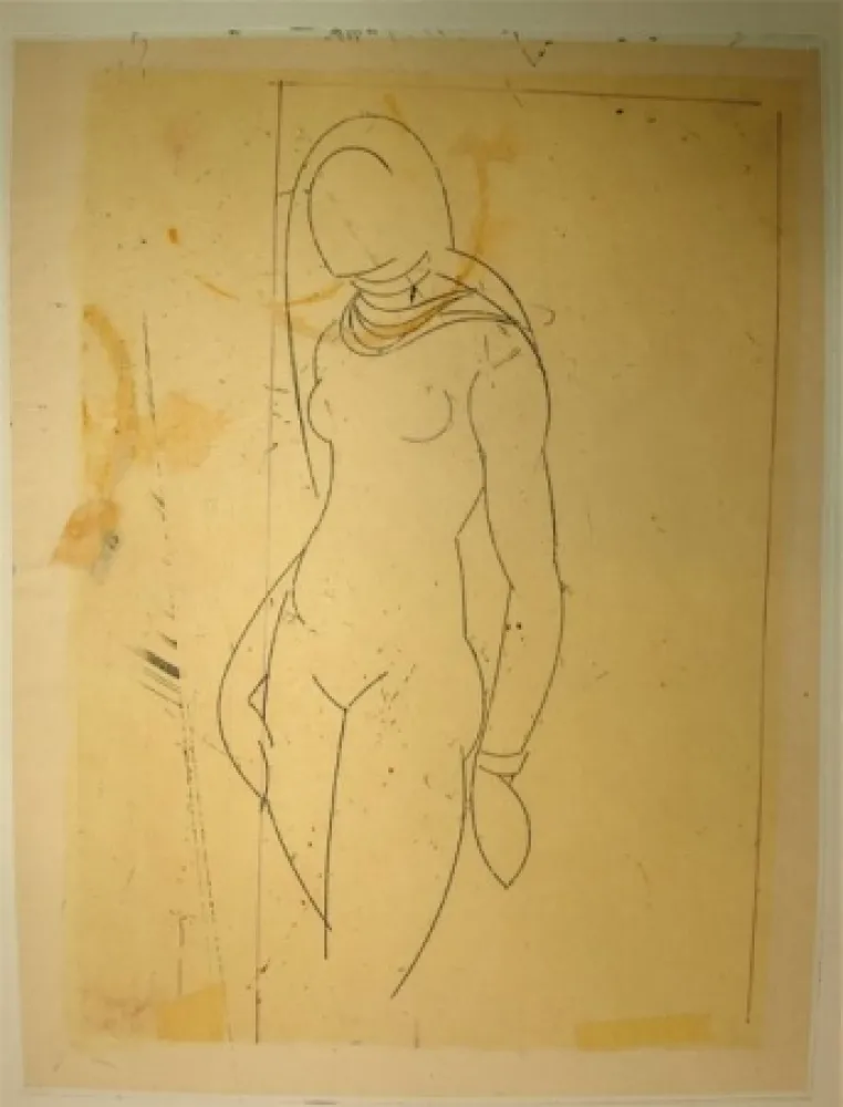 Engraving Valdés - S/T VII