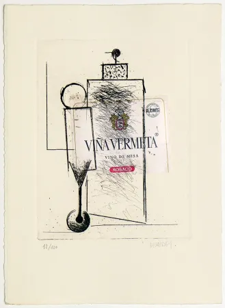 Etching Valdés - Still Life IV