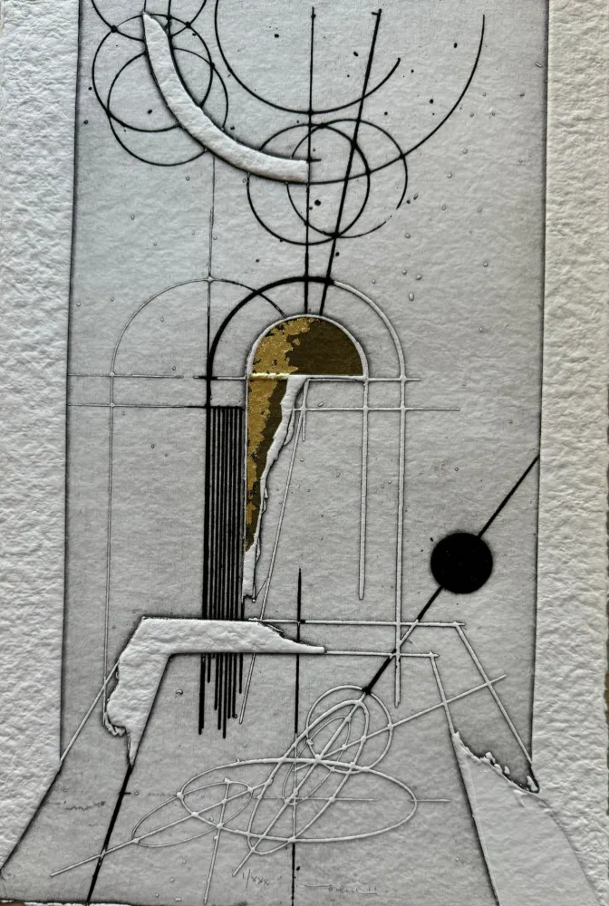 Engraving Valentini - Astro della sera