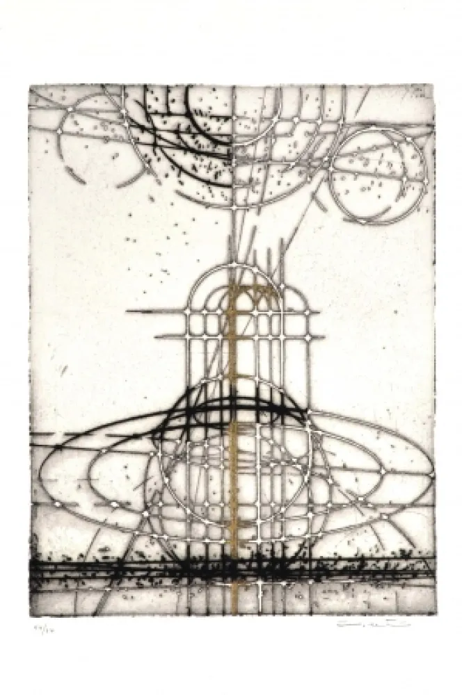 Etching Valentini - “LE MISURE, IL CIELO”