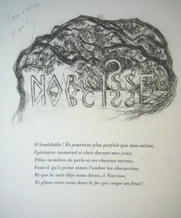 Drypoint Valery - Narcisse