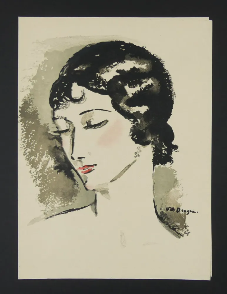 Lithograph Van Dongen - 