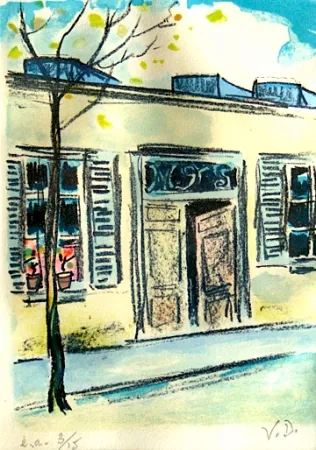 Lithograph Van Dongen - Bateau Lavoir