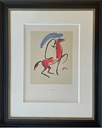 Lithograph Van Dongen - Cavalier Arabe