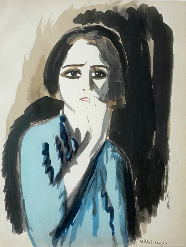 Pochoir Van Dongen - Colere