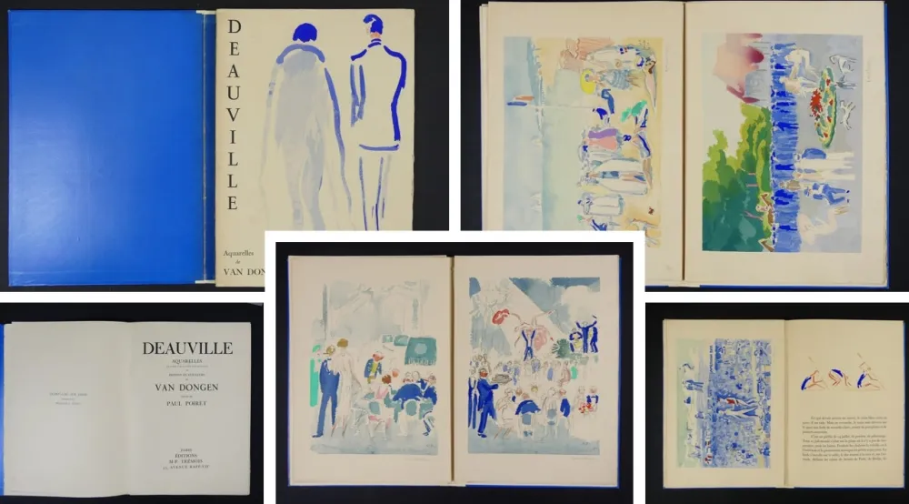 Illustrated Book Van Dongen - Deauville 1920, Aquarelles de Van Dongen