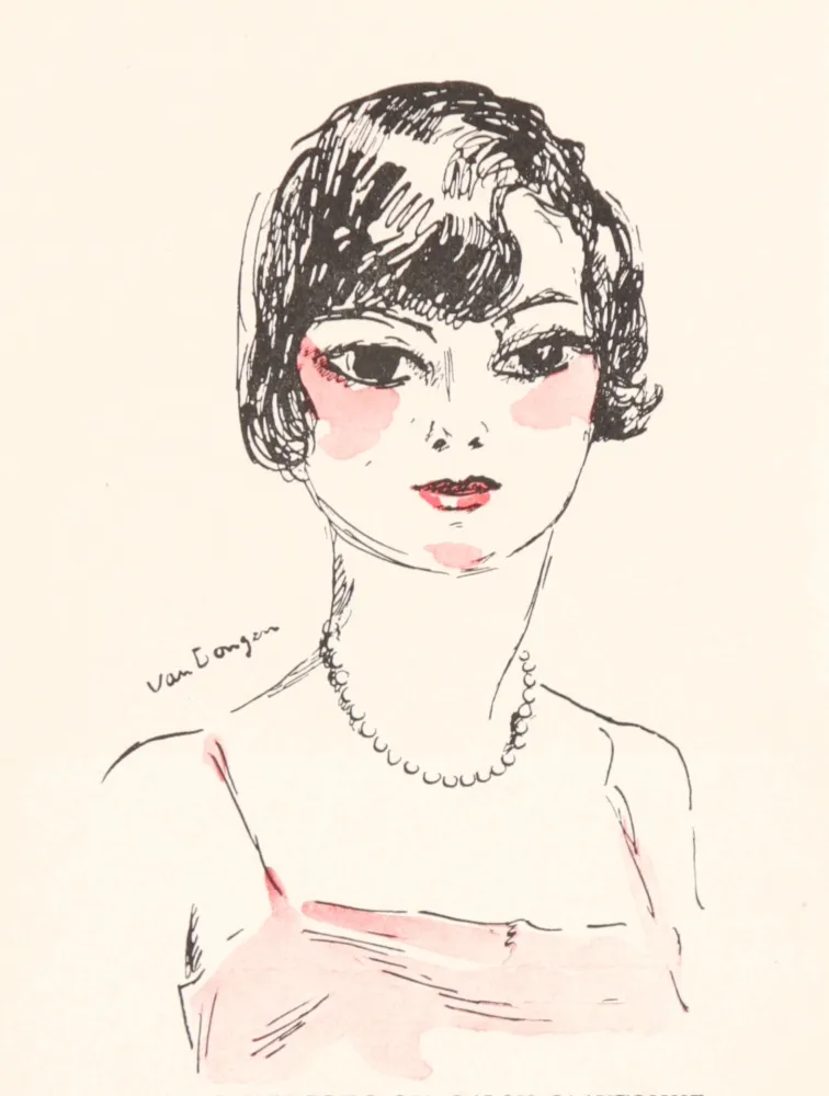 Lithograph Van Dongen - Femme- Salon D'Automne, 11929