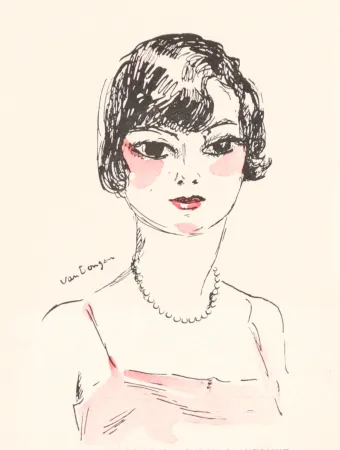 Lithograph Van Dongen - Femme- Salon D'Automne, 11929