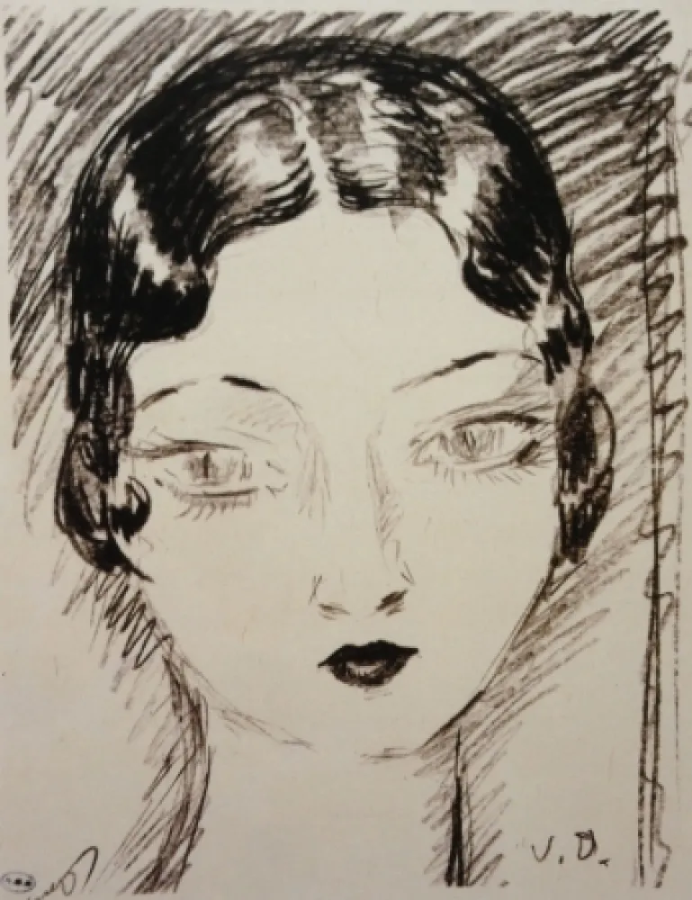 Lithograph Van Dongen - Girl