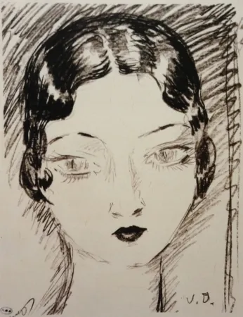 Lithograph Van Dongen - Girl
