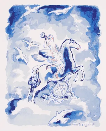 Lithograph Van Dongen - Gloire a Paris