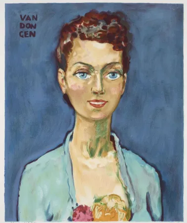 Lithograph Van Dongen - Kees van Dongen (1877-1968). Hommage à Marie-Claire. Lithographie signée.