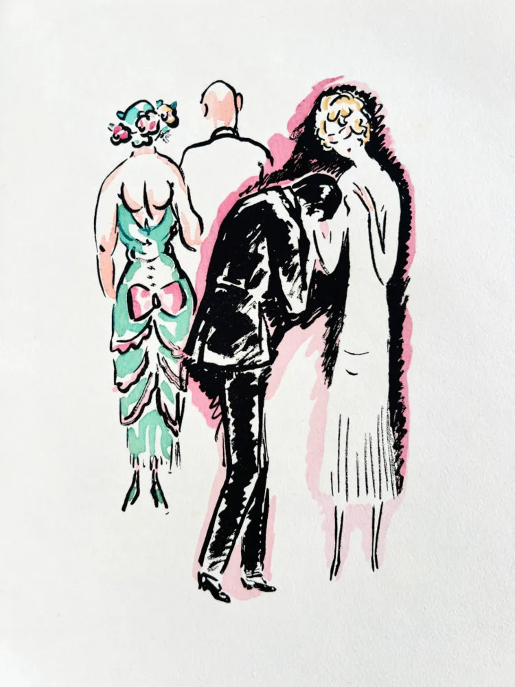 Lithograph Van Dongen - La Garçonne