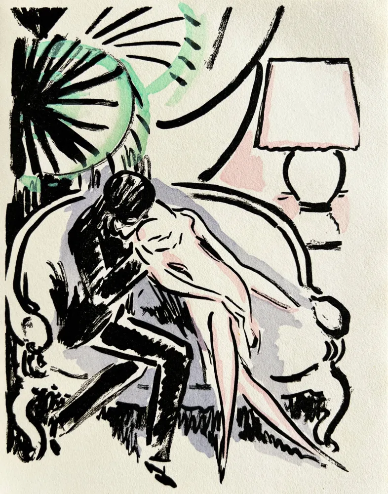 Lithograph Van Dongen - La Garçonne