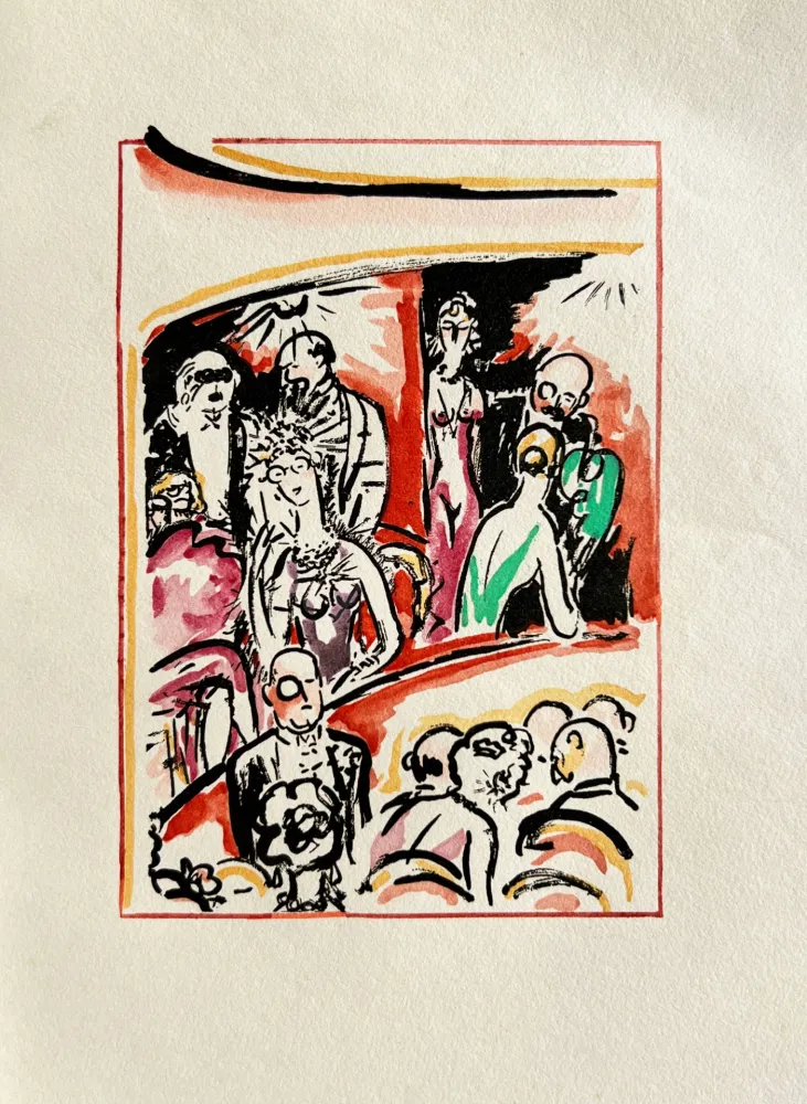 Lithograph Van Dongen - La Garçonne