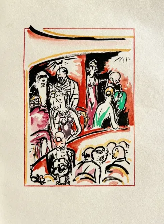 Lithograph Van Dongen - La Garçonne