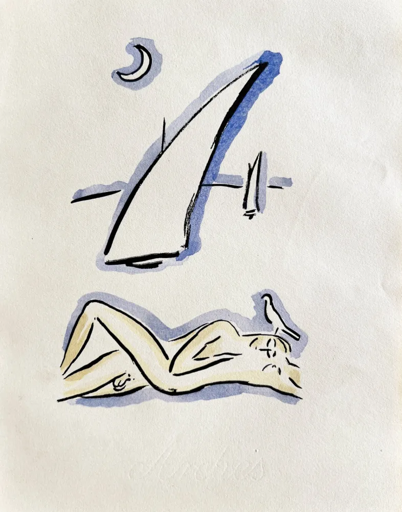 Lithograph Van Dongen - La Garçonne