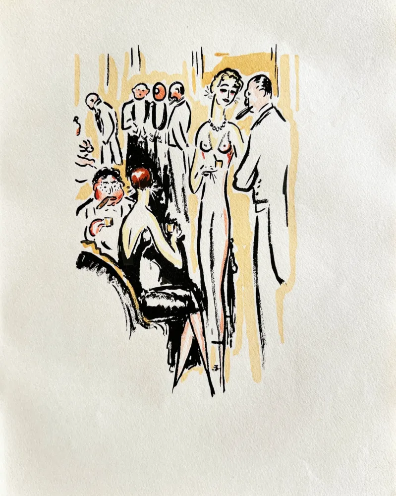 Lithograph Van Dongen - La Garçonne