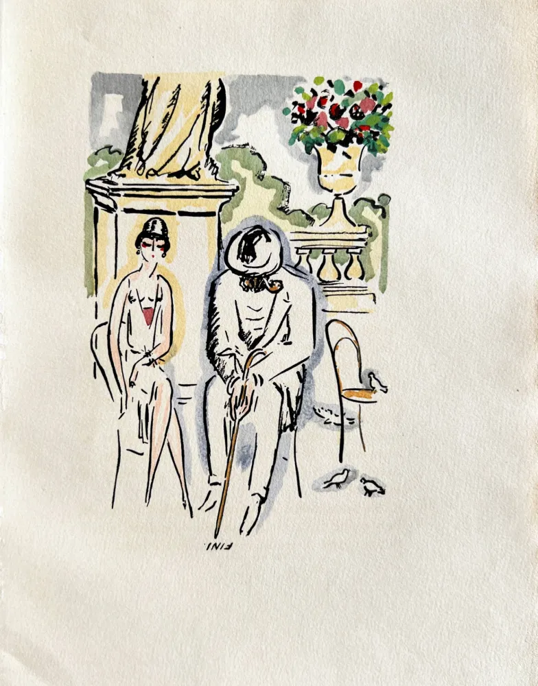 Lithograph Van Dongen - La Garçonne