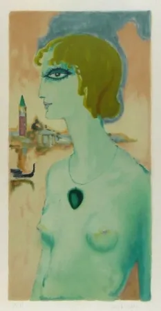 Lithograph Van Dongen - La Marchesa Luisa Casati