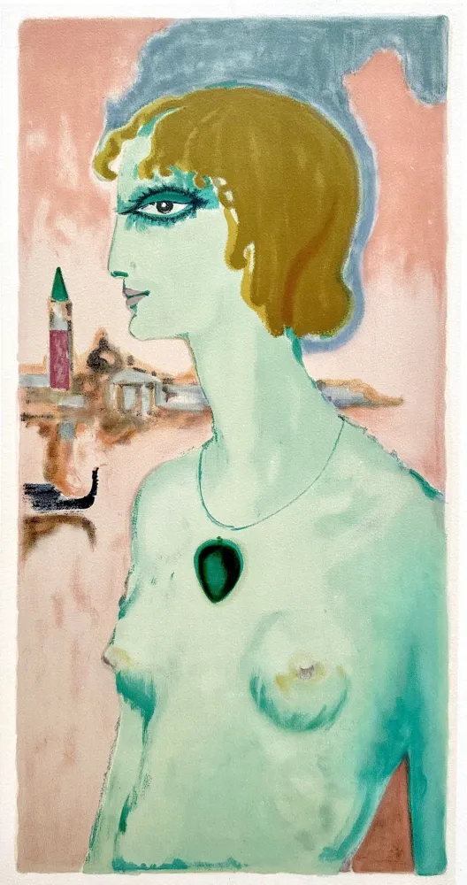 Lithograph Van Dongen - La Marchese Luisa Casati