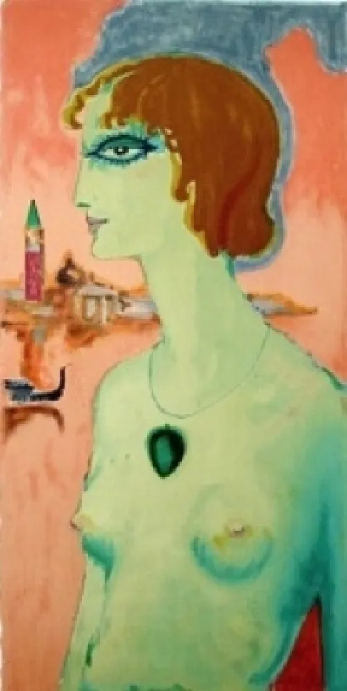 Lithograph Van Dongen - La Marchese Luisa Casati