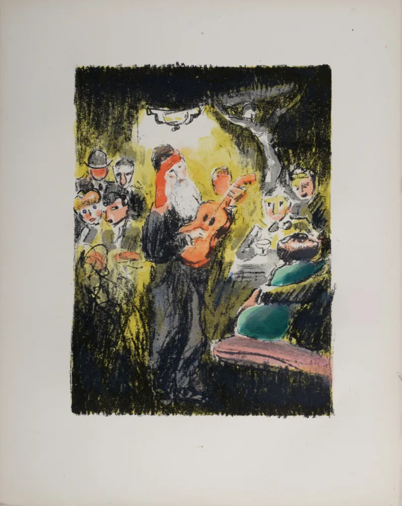 Lithograph Van Dongen - La soirée au “Lapin Agile” lorsque Frédé chantait, 1949