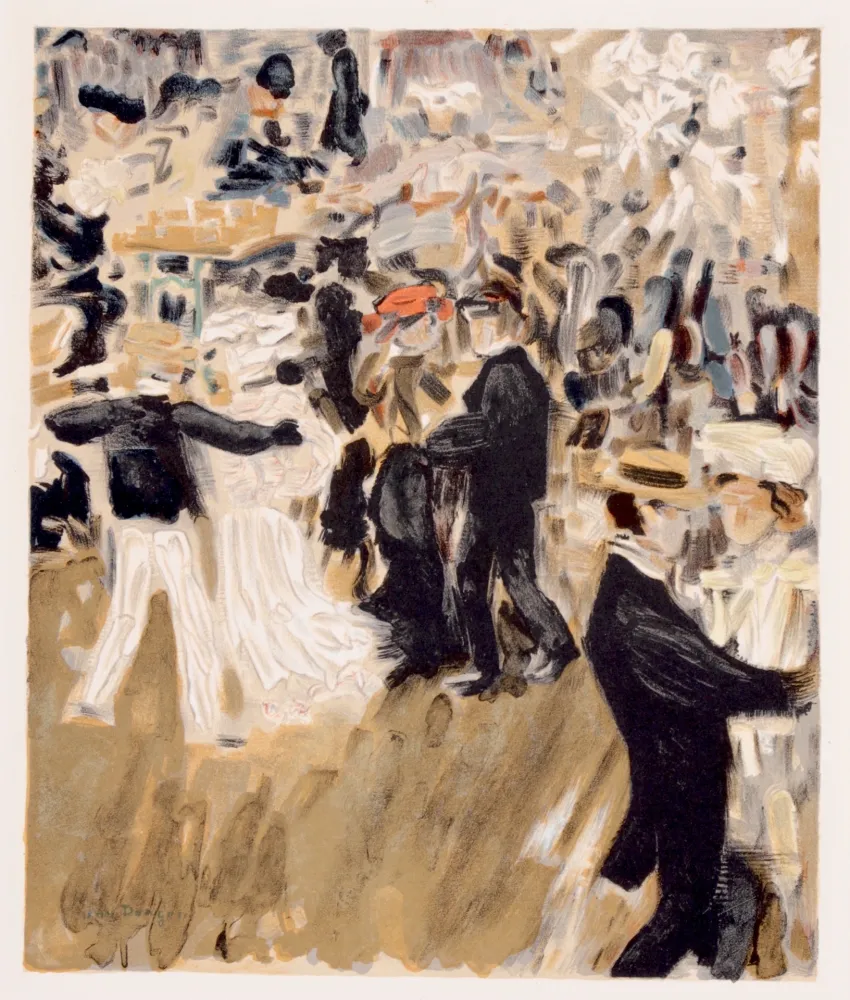 Lithograph Van Dongen - La Terasse