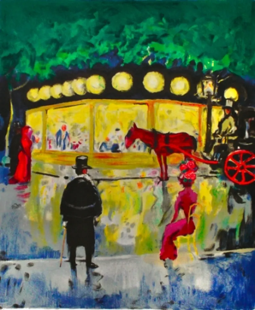 Lithograph Van Dongen - Le Carrousel