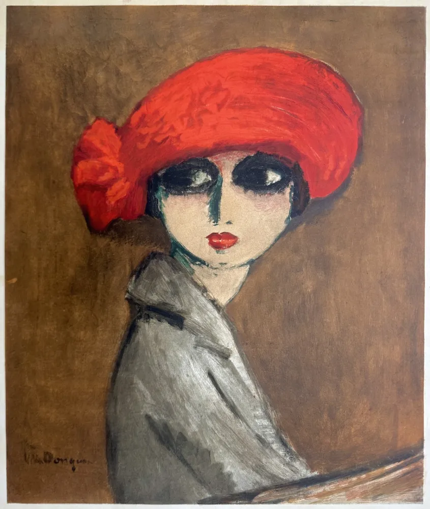 Lithograph Van Dongen -  Le Coquelicot