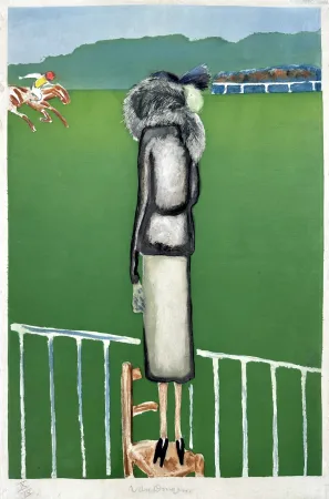 Aquatint Van Dongen - Le Renard Argenté