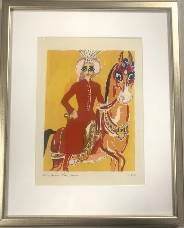 Woodcut Van Dongen - Les 1001