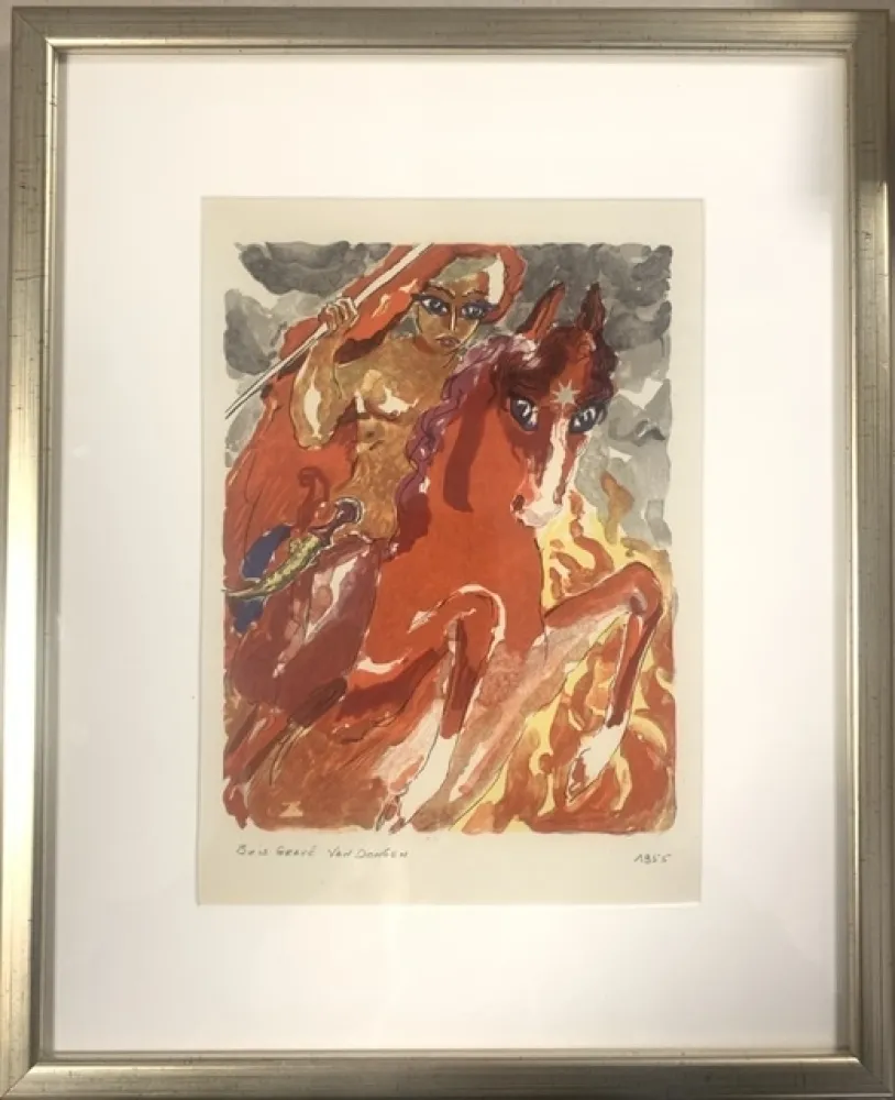 Woodcut Van Dongen - Les 1001 nuits