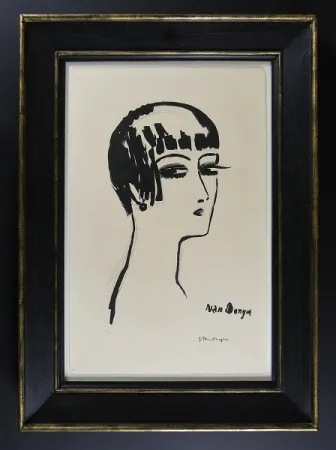 Lithograph Van Dongen - Les Cheveux Courts